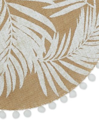 Fern Print Round Placemat Set of 6
