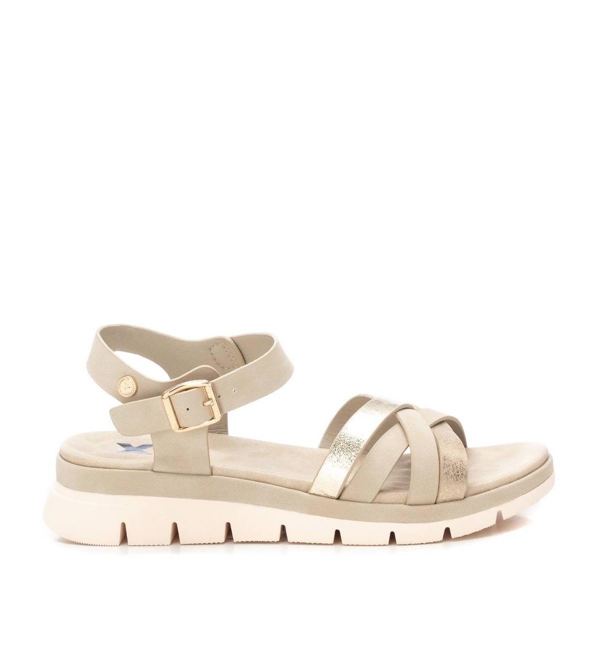 Women's Flat Sandals - Gold