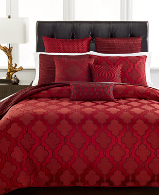 Hotel Collection CLOSEOUT! Medallion Full/Queen Comforter - Bedding Collections - Bed & Bath ...