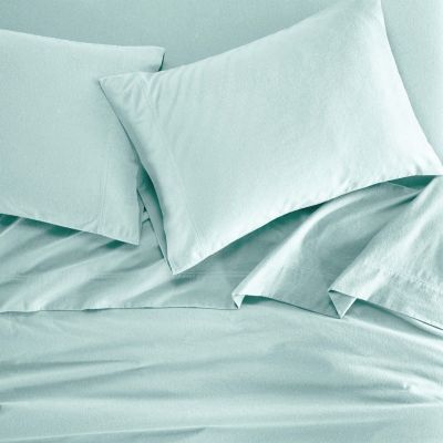 Paisley or Solid Flannel Cotton Deep Pocket Sheet Set