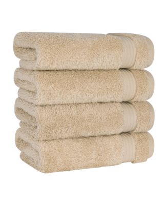 Bekos Premium 100% Turkish Cotton 4-Piece Hand Towel Set