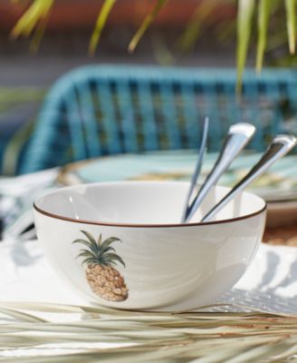 British Colonial Bamboo Rice Bowls, Set of 4