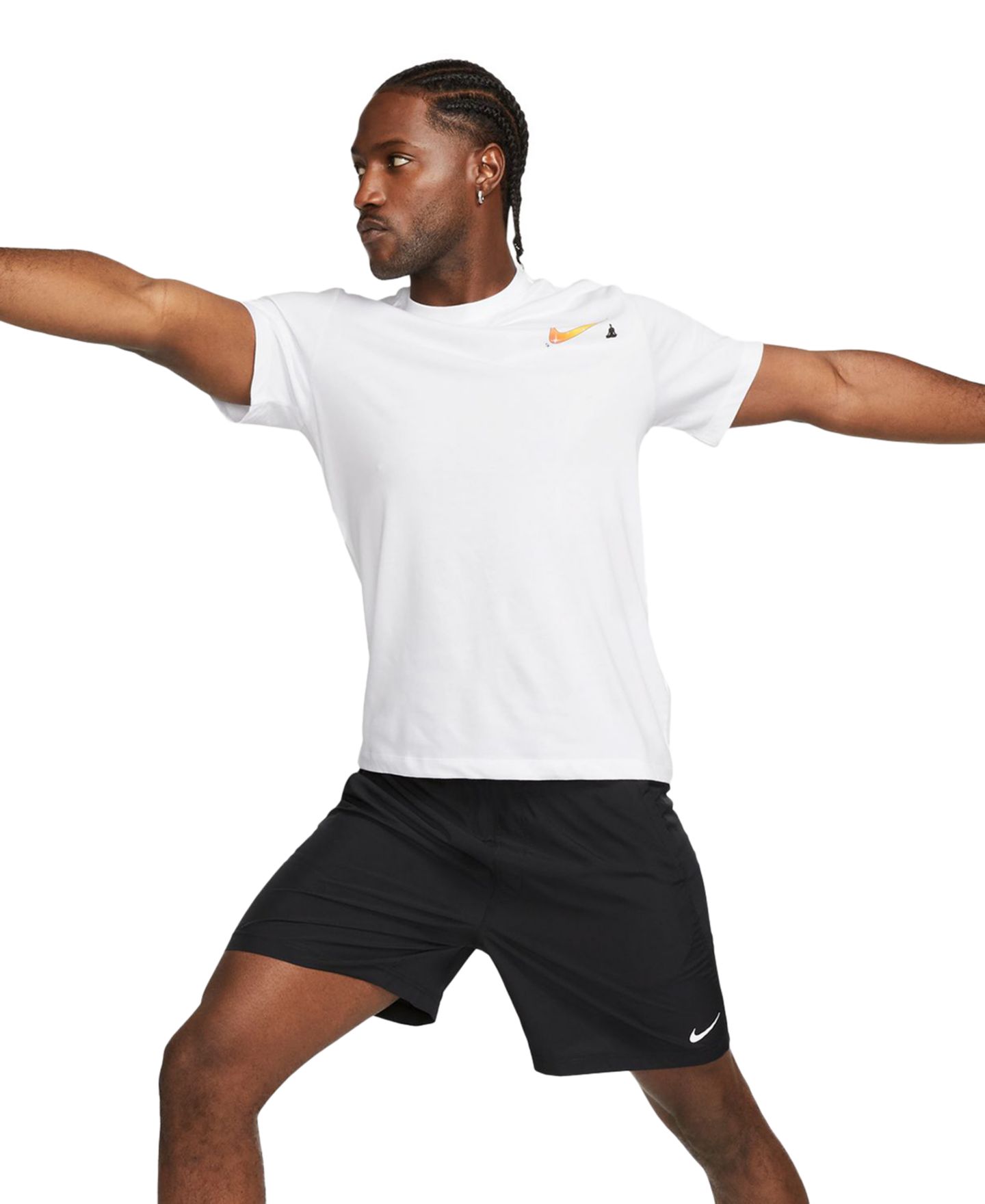 Мужские шорты Nike Form Dri-FIT Unlined Versatile 7" Shorts, цвет: Чёрный — фото 2