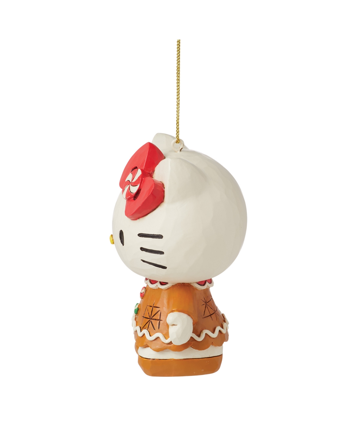 Jim Shore Sanrio Hello Kitty Gingerbread Holiday Ornament In Multi