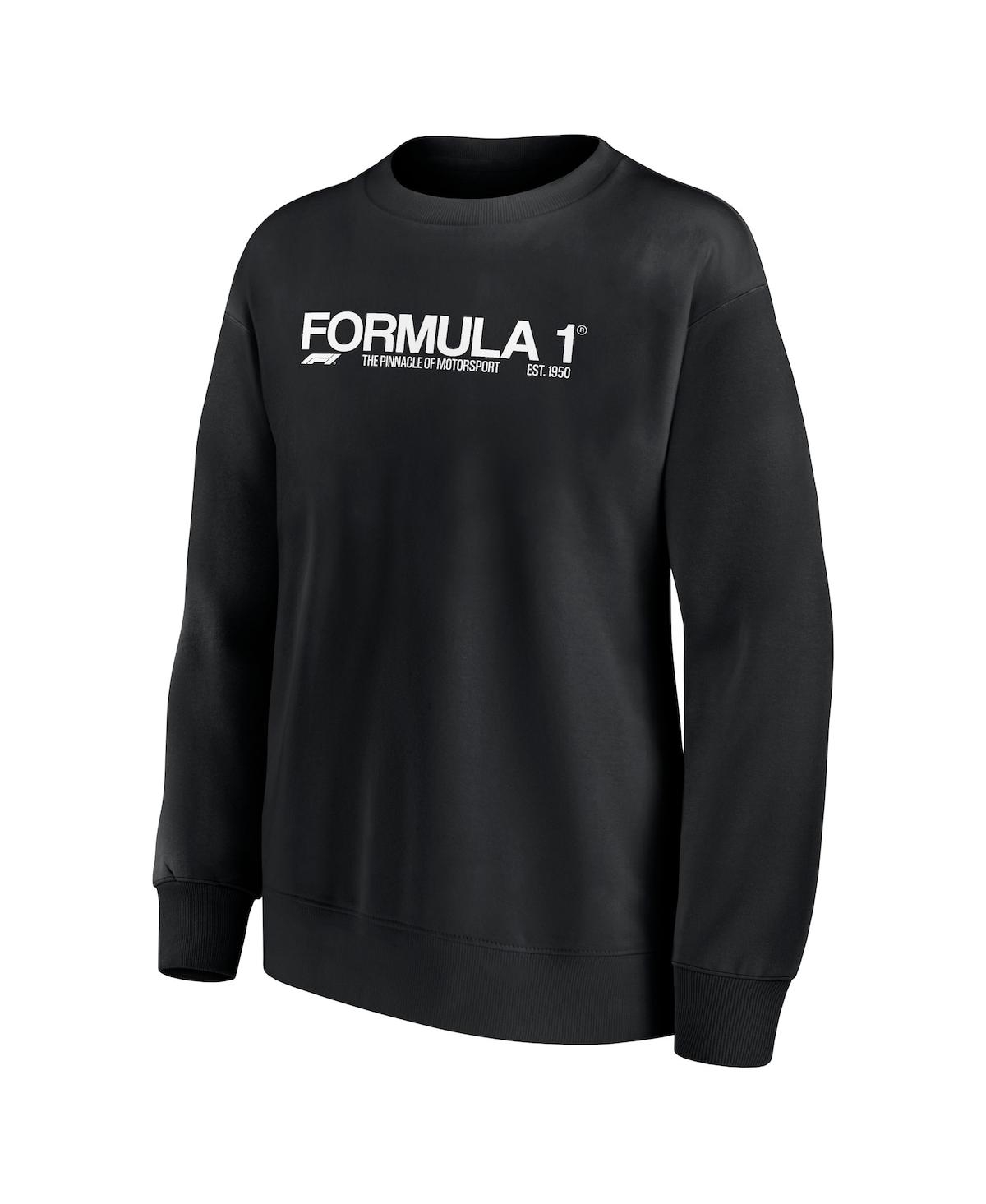 Formula 1 Women'sMerchandise End Credits Fleece Pullover Sweatshirt - Black
