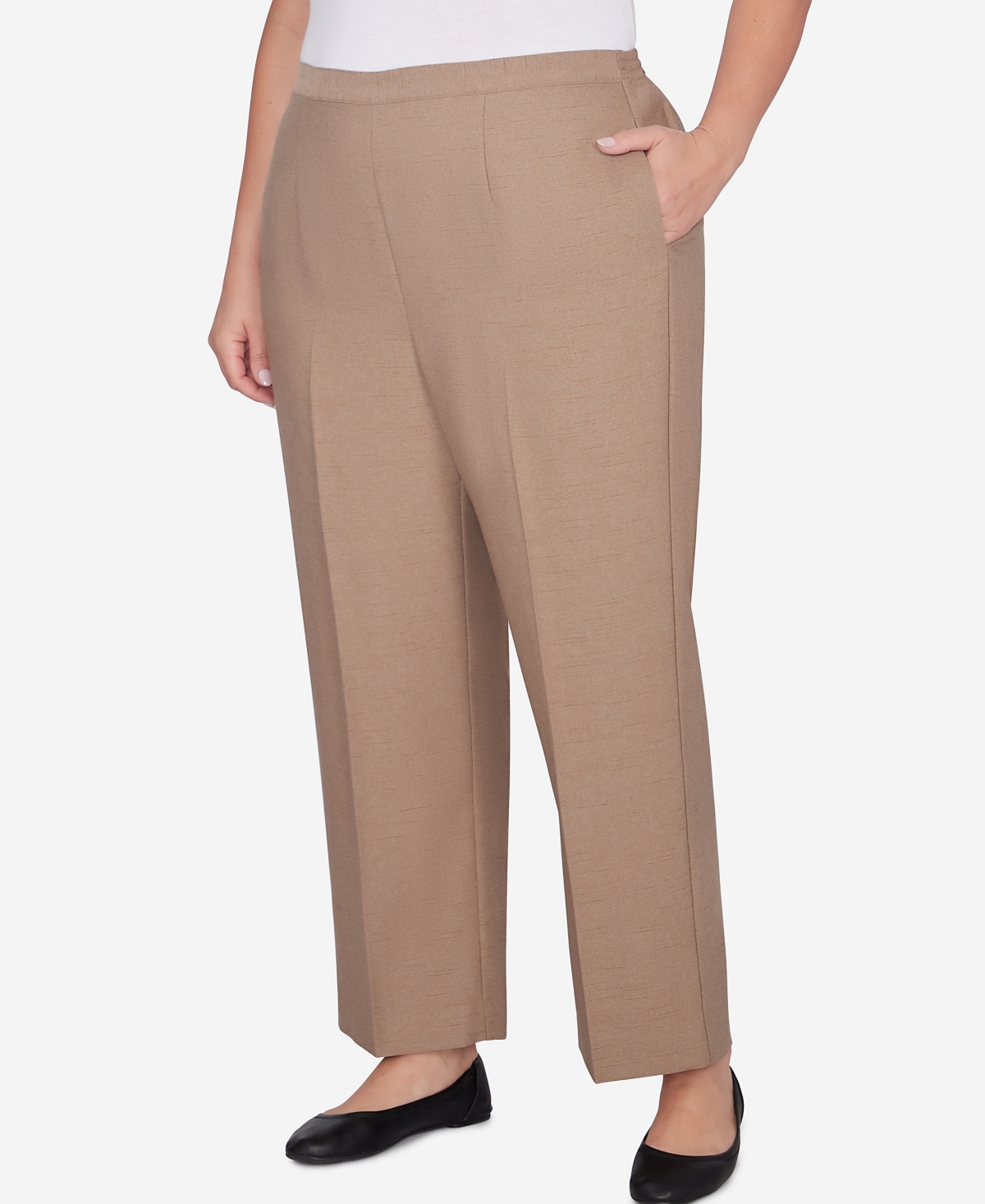 Alfred Dunner Plus Size Emerald Isle Classic Emerald Isle Medium Length Pant