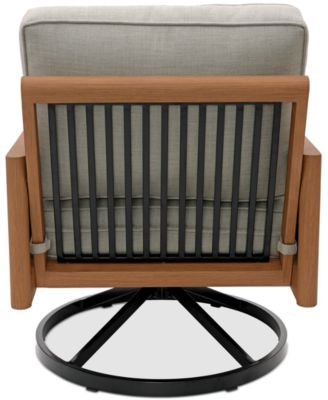 CLOSEOUT! Baxley Outdoor Swivel Chair, Created for Macys