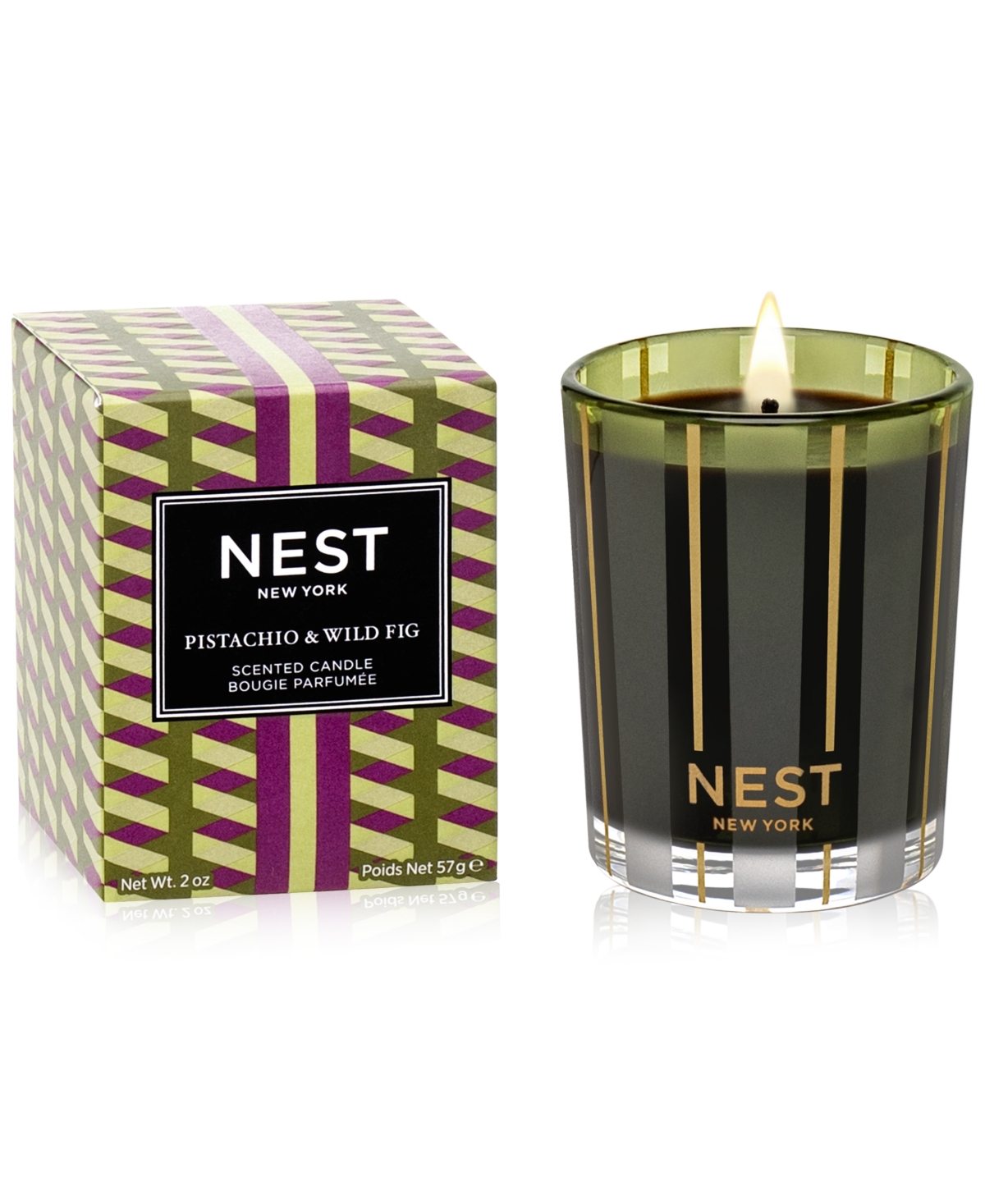 Nest New York Pistachio & Wild Fig Votive Candle, 2 oz