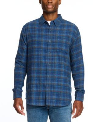 Weatherproof Vintage - Men's Regular-Fit Plaid Button-Down Flannel Shirt