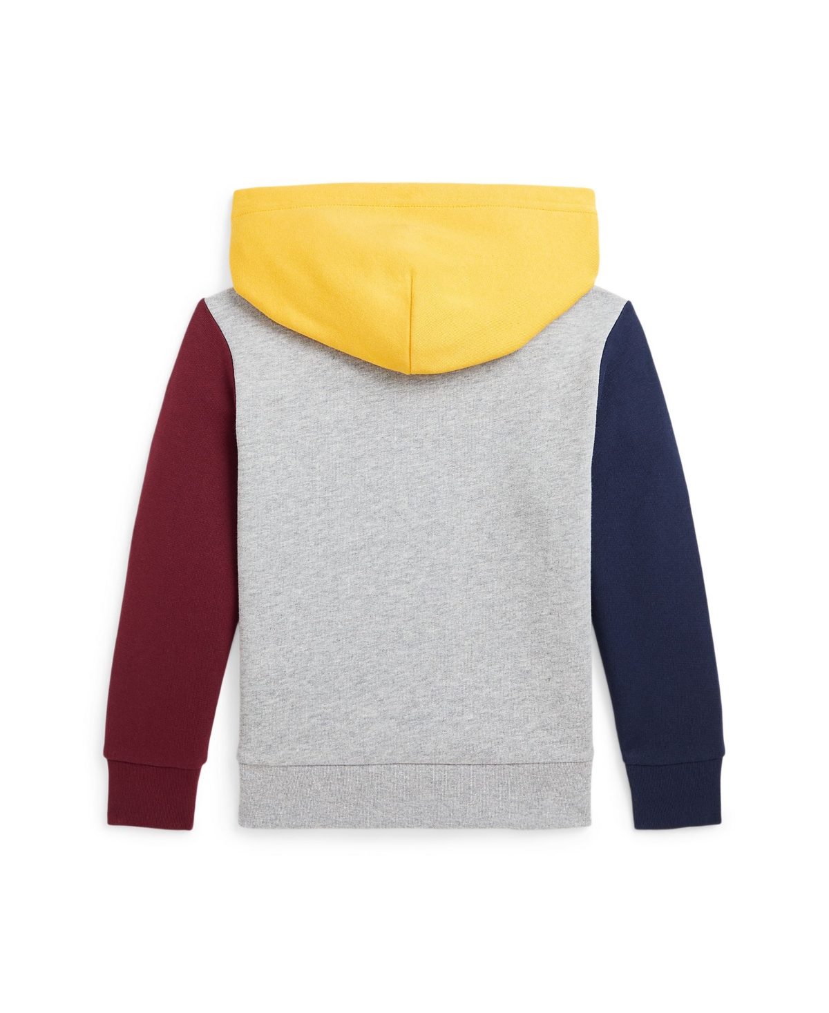 Polo Ralph Lauren Toddler and Little BoysPatchwork Fleece Graphic Hoodie