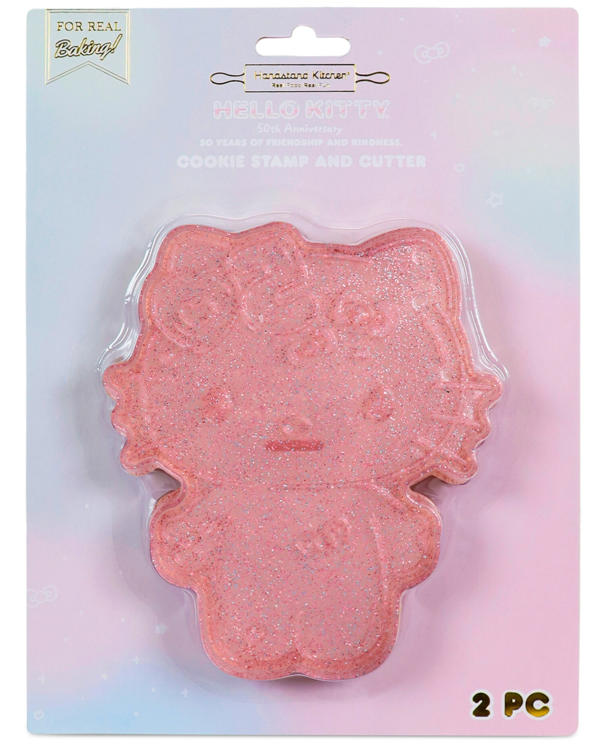 Handstand Kitchen Hello Kitty 50th Anniversary Cookie Stamp And Cutter Set In No Color