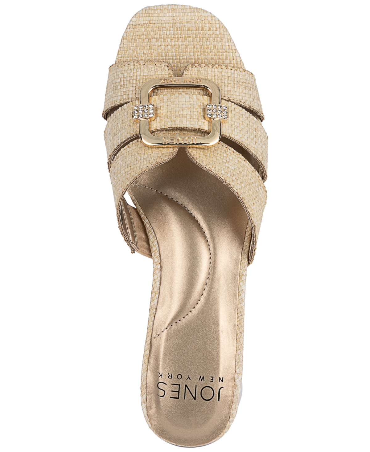 Jones New York Women's Roselinn Ornament Slide Flat Sandals - Natural-t