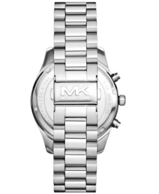 Men's Lexington Chronograph Stainless Steel Watch and Card Case Gift Set 44mm