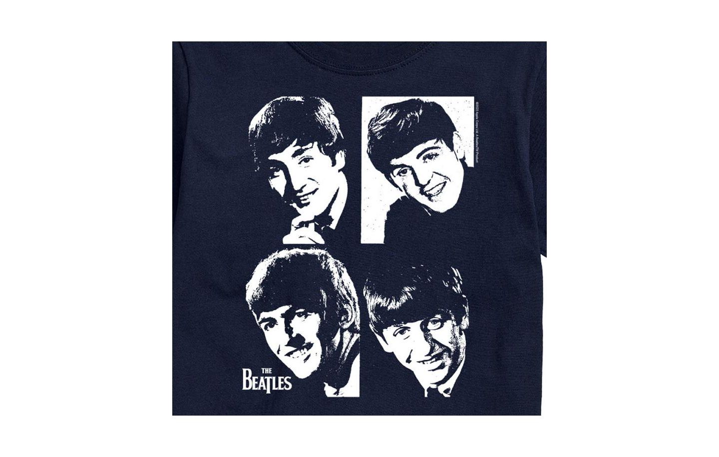 Мужская футболка AIRWAVES Hybrid Apparel The Beatles Group Short Sleeve, цвет: Синий — фото 3
