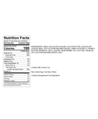 Holiday Milk Chocolate Peanut Butter Cups Gift Tin, 12.4 oz., Created for Macy's 