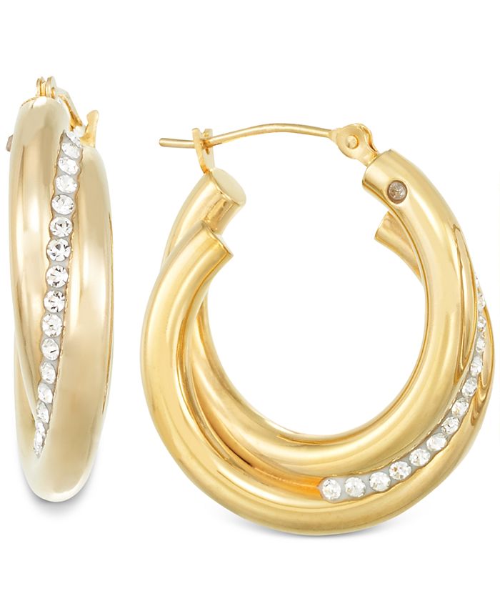 Gold over hotsell resin earrings
