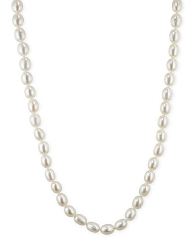 Honora Style Cultured Freshwater Pearl Strand in Sterling Silver (7-8mm)