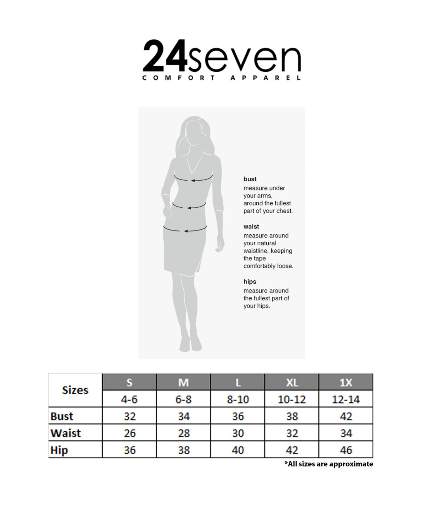 Женская туника 24seven Comfort Apparel с короткими рукавами, цвет: Чёрный — фото 6
