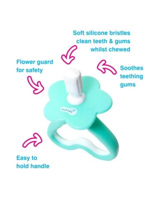First Tooth Gift Set | Includes BabySonic Teal Electric Toothbrush, Baby's First Brush & Teether & Chewable Toothbrush For Babies & Toddlers
