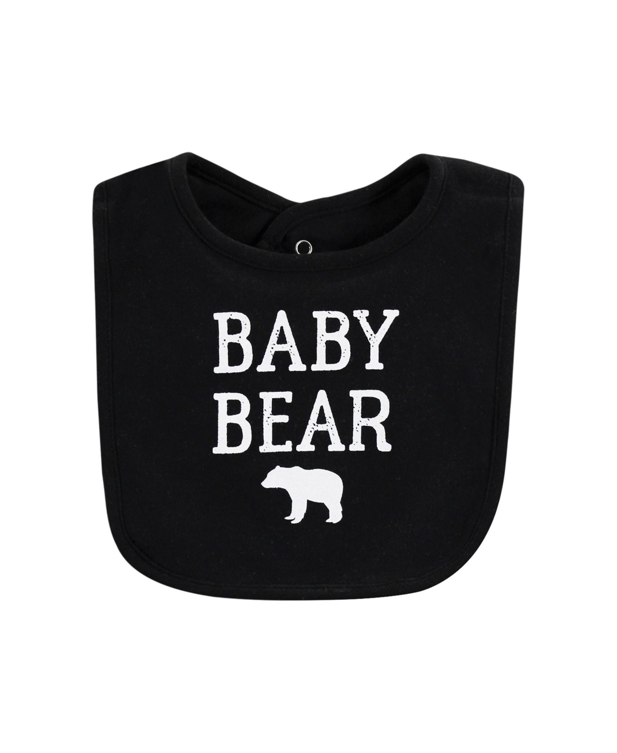 Hudson Baby Infant Boy Cotton Bibs, One Size - Buffalo plaid bear