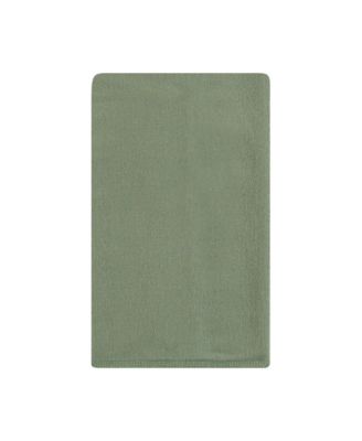 Unisex Absorbent Flannel Burp Cloths 10-Count Cotton/Poly Blend