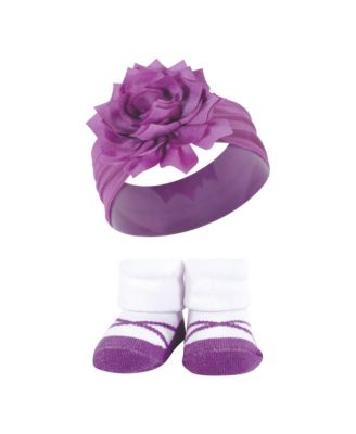 Baby Girls Headband and Socks Giftset