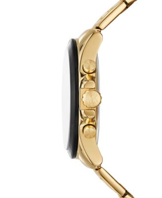 Men's Alek Chronograph Gold-Tone Stainless Steel Watch 44mm