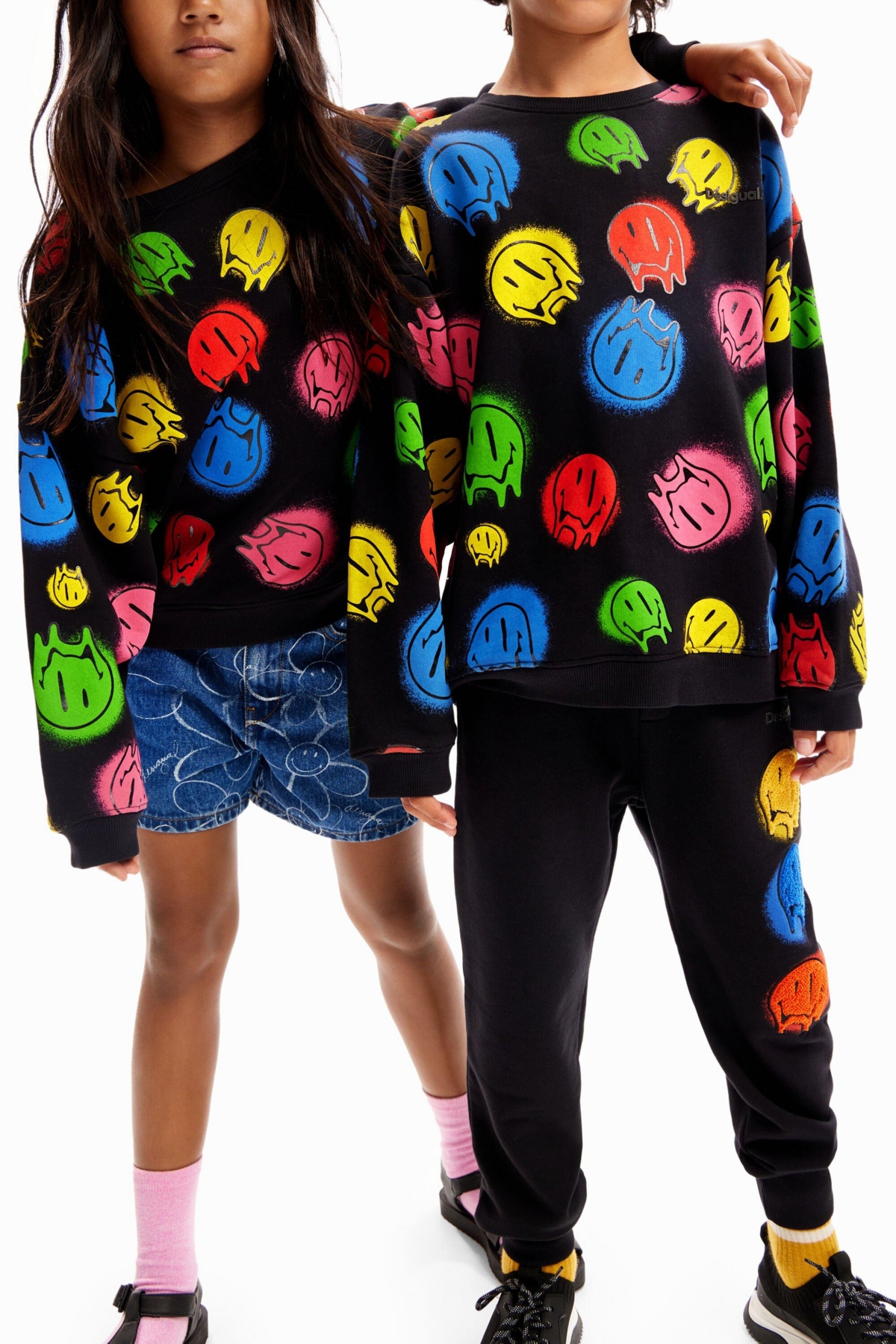 Desigual Boys Boys's Oversize Smiley Originals sweatshirt