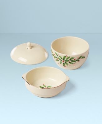 Holiday Stackable Bowl Set