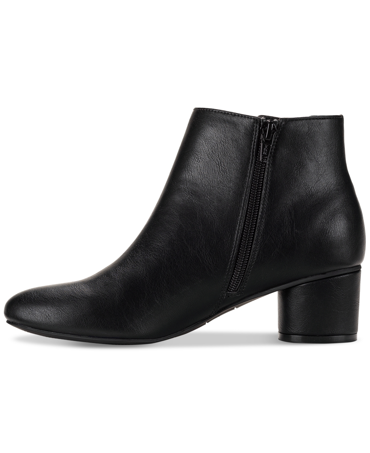 Macy's Women's Aislaa Block Heel Ankle Booties, Created For  In Black Sm