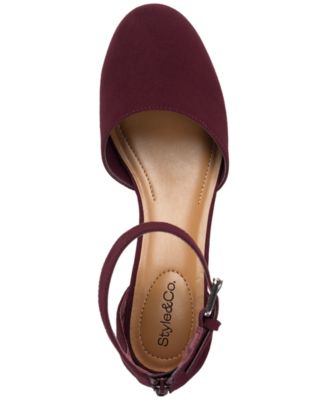 Women's Alinaa Two-Piece Block Heel Dress Pumps, Created for Macy's