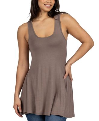 Women's Scoop Neck Sleeveless Tunic Top