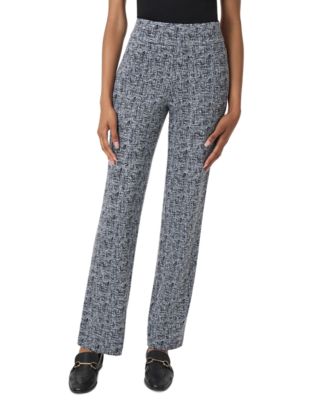 Combinaison Pantalon Jones New York Pour Femme - Taille 6P Petite, Noir à Rayures Argentées/dorées