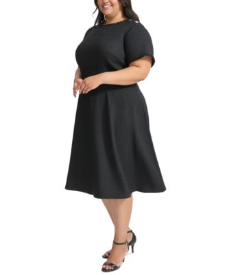 green emerald velvet dress Tommy Hilfiger Women's Dresses fit and Flare,Black,2 at Amazon Women's  Clothing store