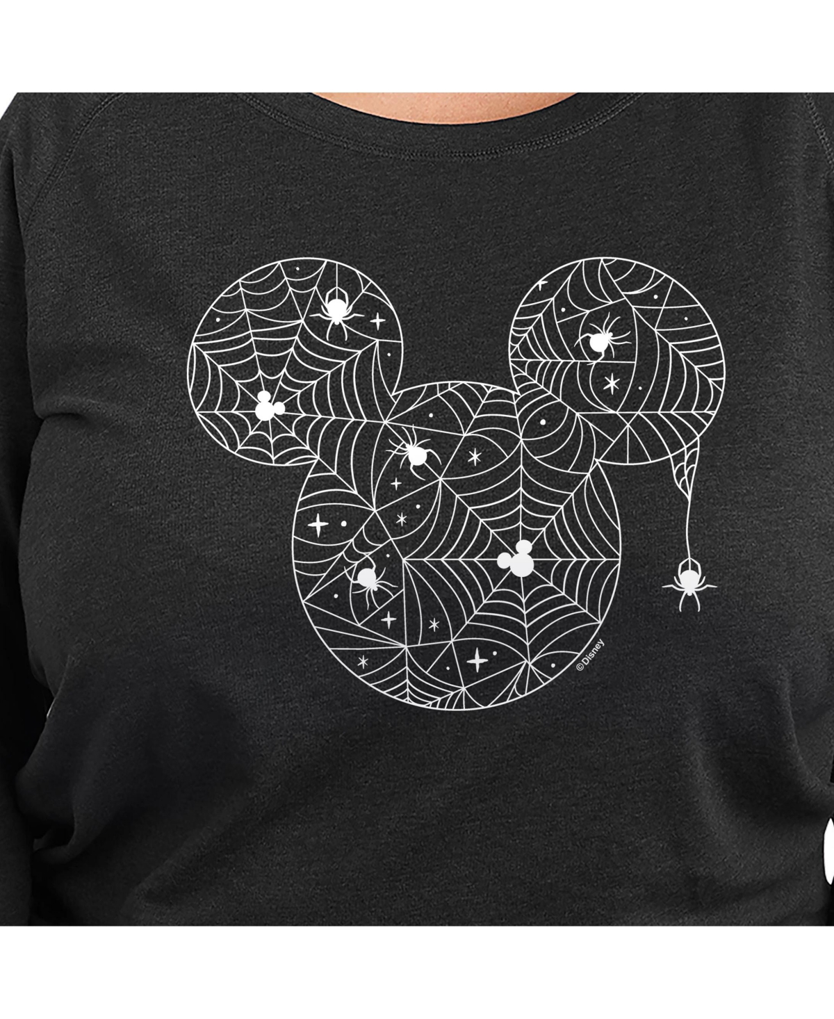 Hybrid Apparel Trendy Mickey Spiderweb Plus Size Graphic T-shirt
