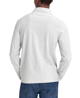 Men's Blaine Tailored-Fit Tartan Long-Sleeve Polo Shirt