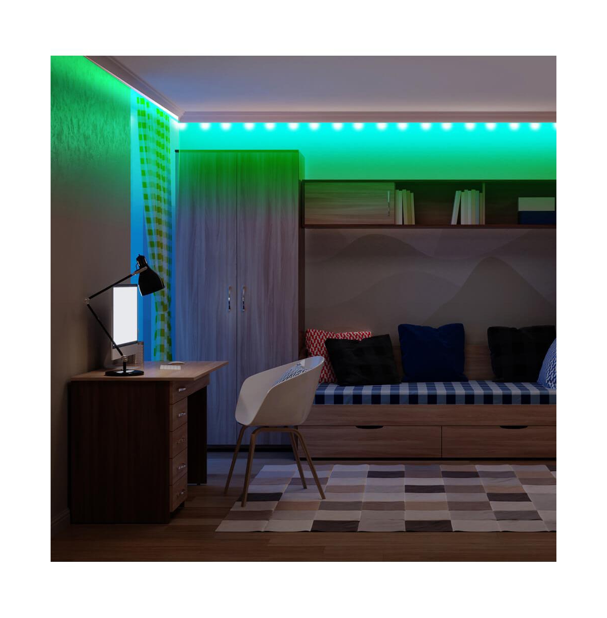 Monster Cable Multi-Color Led Light Strip with Remote