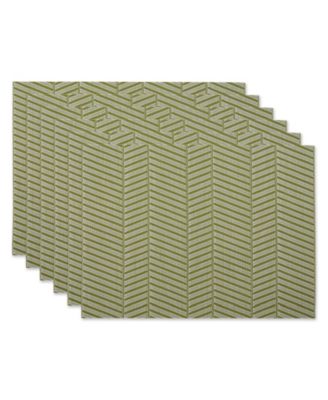 Textured Twill Weave Placemat Set of 6