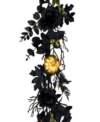 Chic Eek Black & Gold Garland, 6 feet