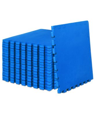 Exercise Puzzle Mat 1-in, 72 Sq Ft - 18 Tiles