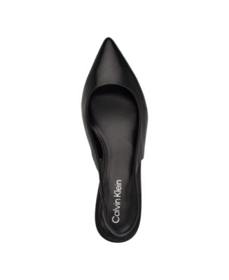 Women's Dainty Kitten Heel Slingback Pumps