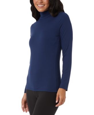 Women's Long-Sleeve Mock-Neck Top 