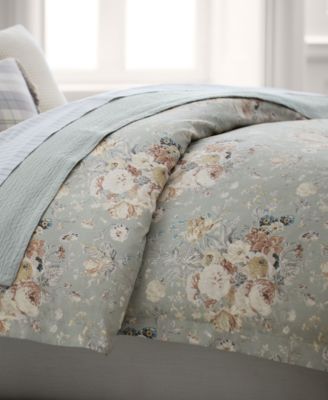Gwynne Floral 3-Pc. Duvet Cover Set, Full/Queen