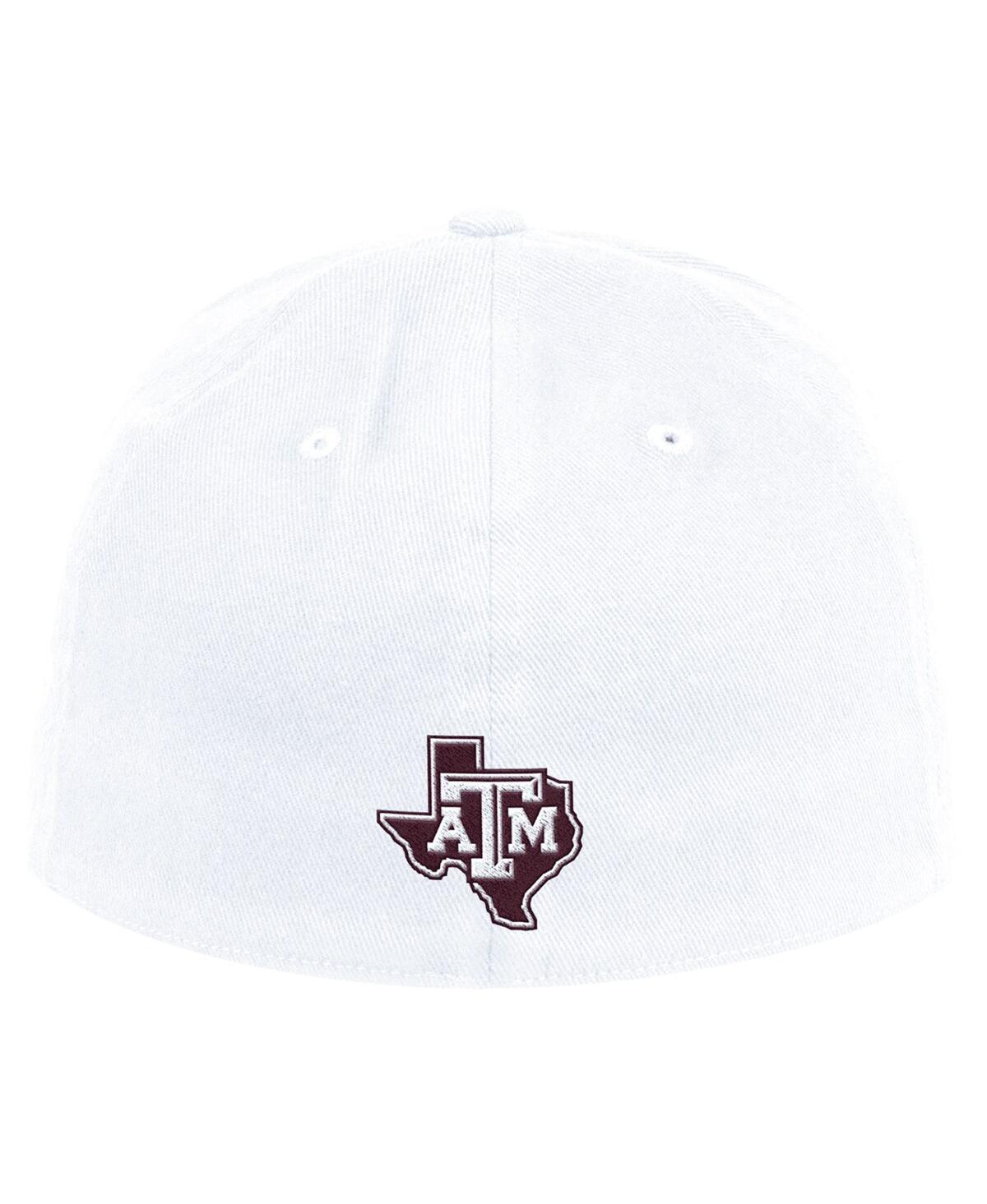 Adidas Men'sTexas A M Aggies Chant Flex Hat - White