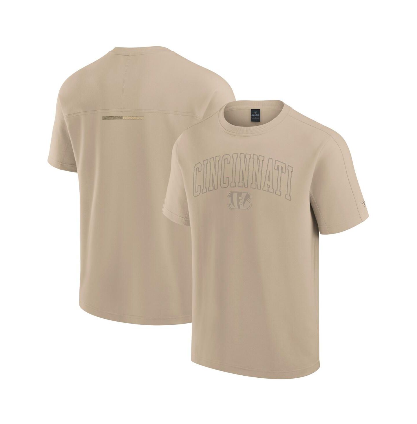 Футболка Fanatics Khaki Cincinnati Bengals Elements Heavyweight Tri-Blend — фото 1
