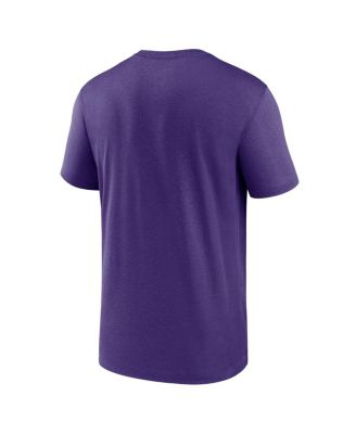 Men's Purple Minnesota Vikings Primetime Legend Wordmark Performance T-Shirt