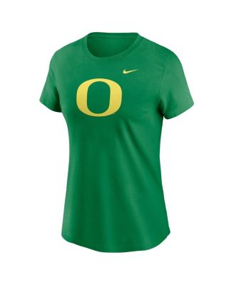 Women's Green Oregon Ducks Primetime Evergreen Logo T-Shirt