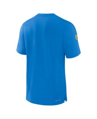 Men's Powder Blue Los Angeles Chargers Sideline Player Performance T-Shirt