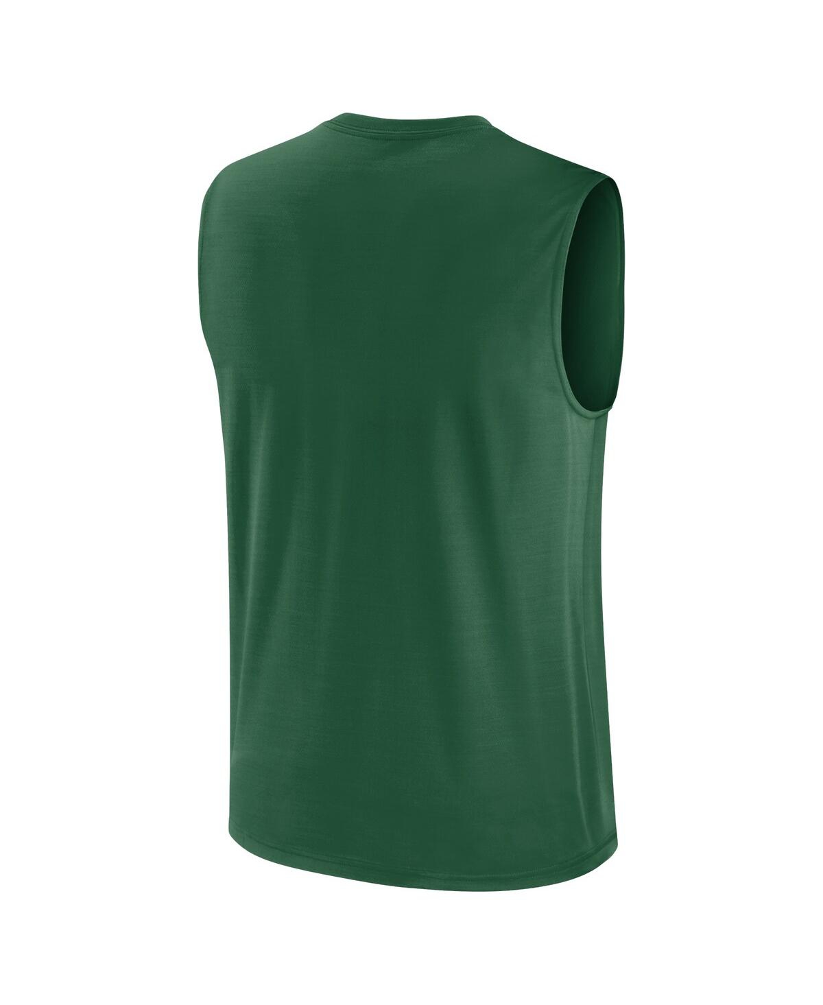 Nike Men's Green New York Jets Blitz Legend Muscle Perform Tank Top In Green