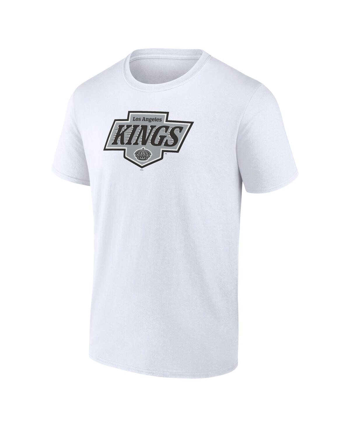 Fanatics Men'sLos Angeles Kings New Primary Logo T-Shirt - White